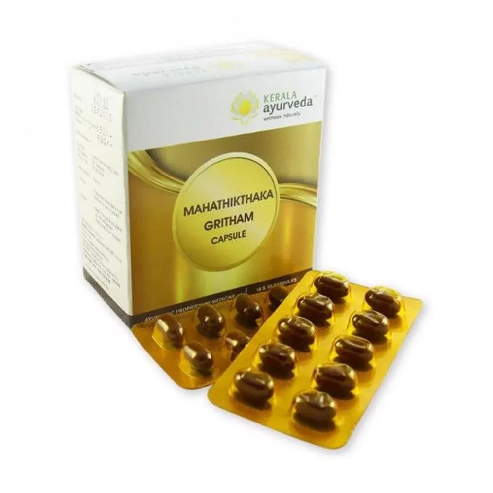 Kerala Ayurveda Mahathikthaka Gritham 100 Capsules Main Image