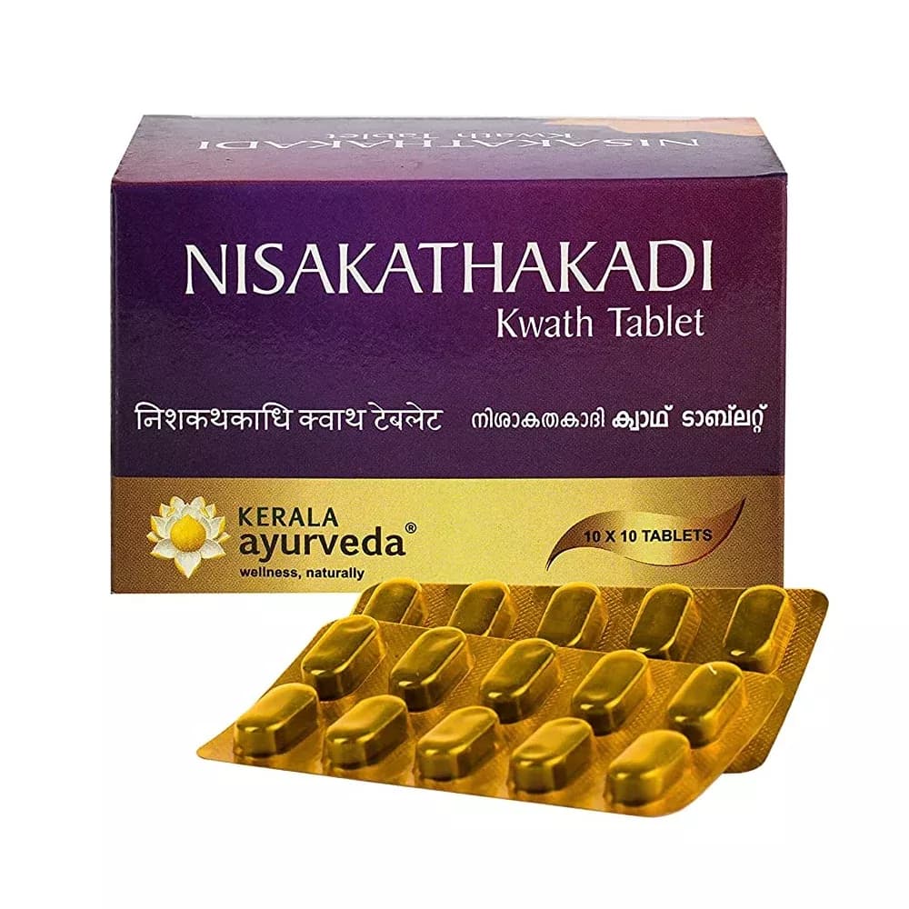 Kerala Ayurveda Nisakathakadi Kwath 100 Tablet Main Image