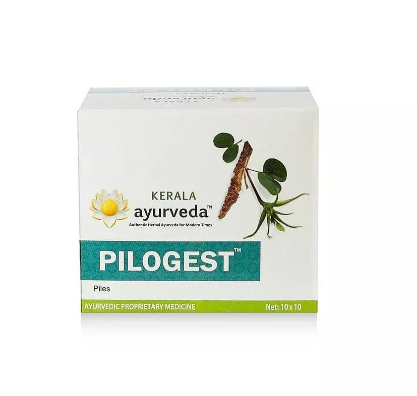 Kerala Ayurveda Pilogest 100 Capsule Main Image