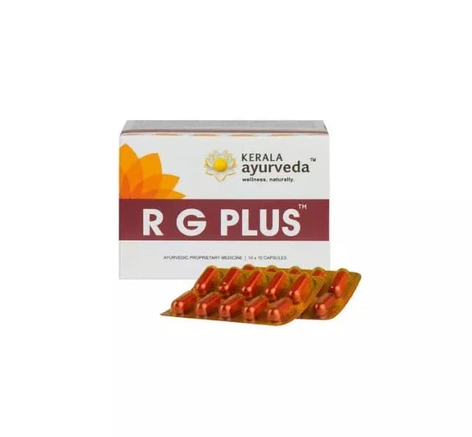 Kerala Ayurveda R G Plus 100 Capsule Main Image