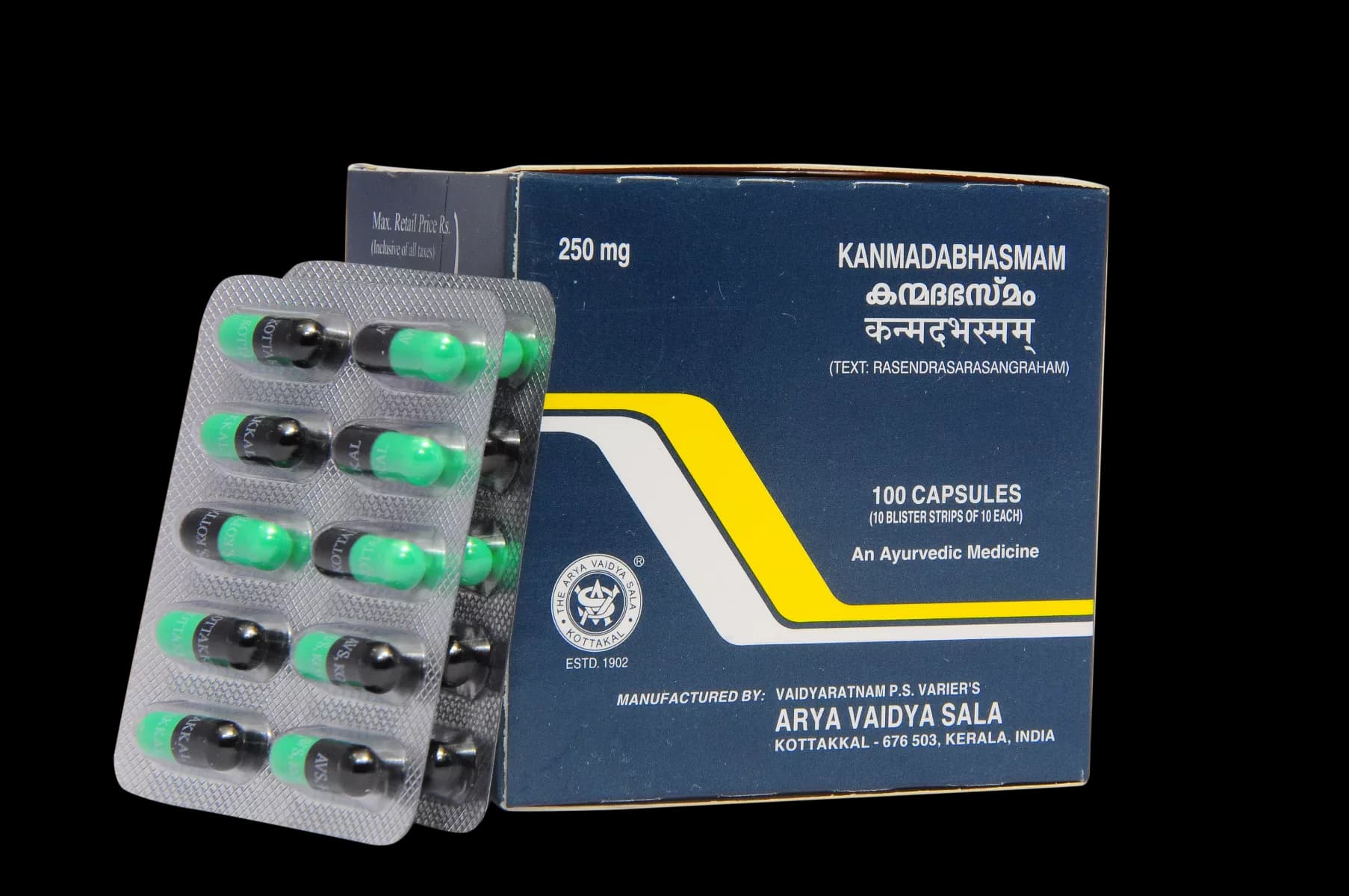 kottakkal AVS Kanmada Bhasmam Capsule 100 g Main Image