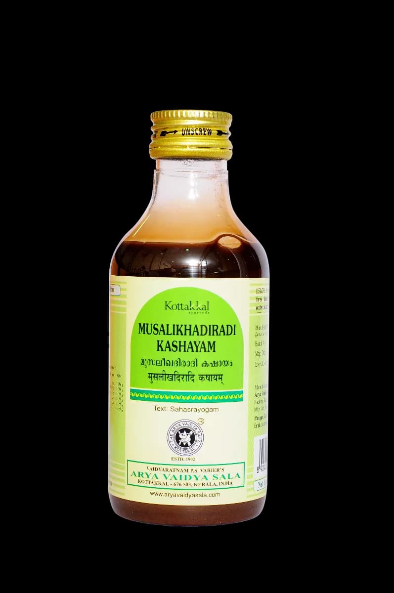 kottakkal AVS Musalikhadiradi Kashayam 200 ml Main Image