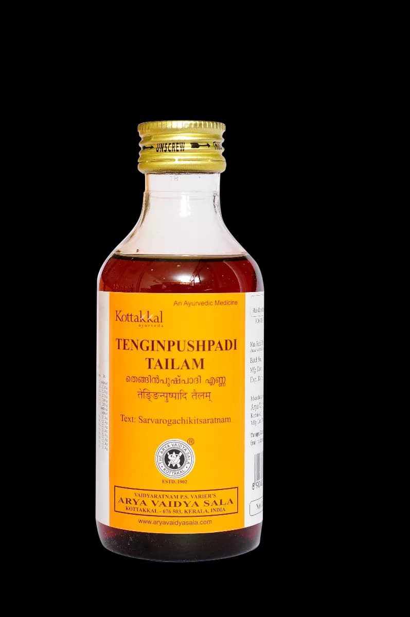 kottakkal AVS Thenginpushpadi Tailam 200 ml Main Image