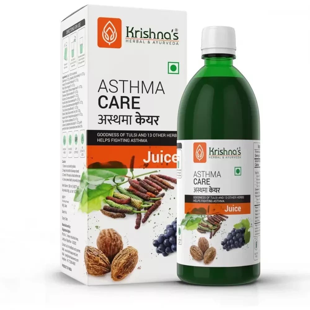 Krishna's Asthma Care Juice 500 ml bottle