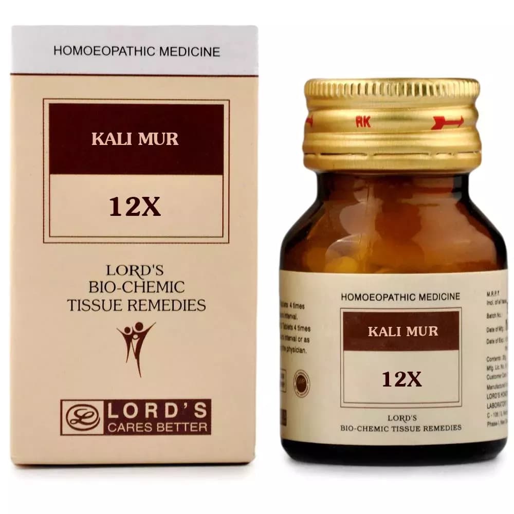 Lord's Kali Mur Biochemic Tablet 25 g 12X Main Image