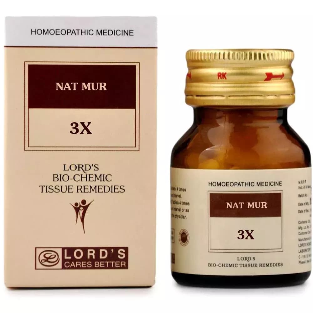 Lord's Nat Mur Biochemic Tablet 25 g 3X Main Image