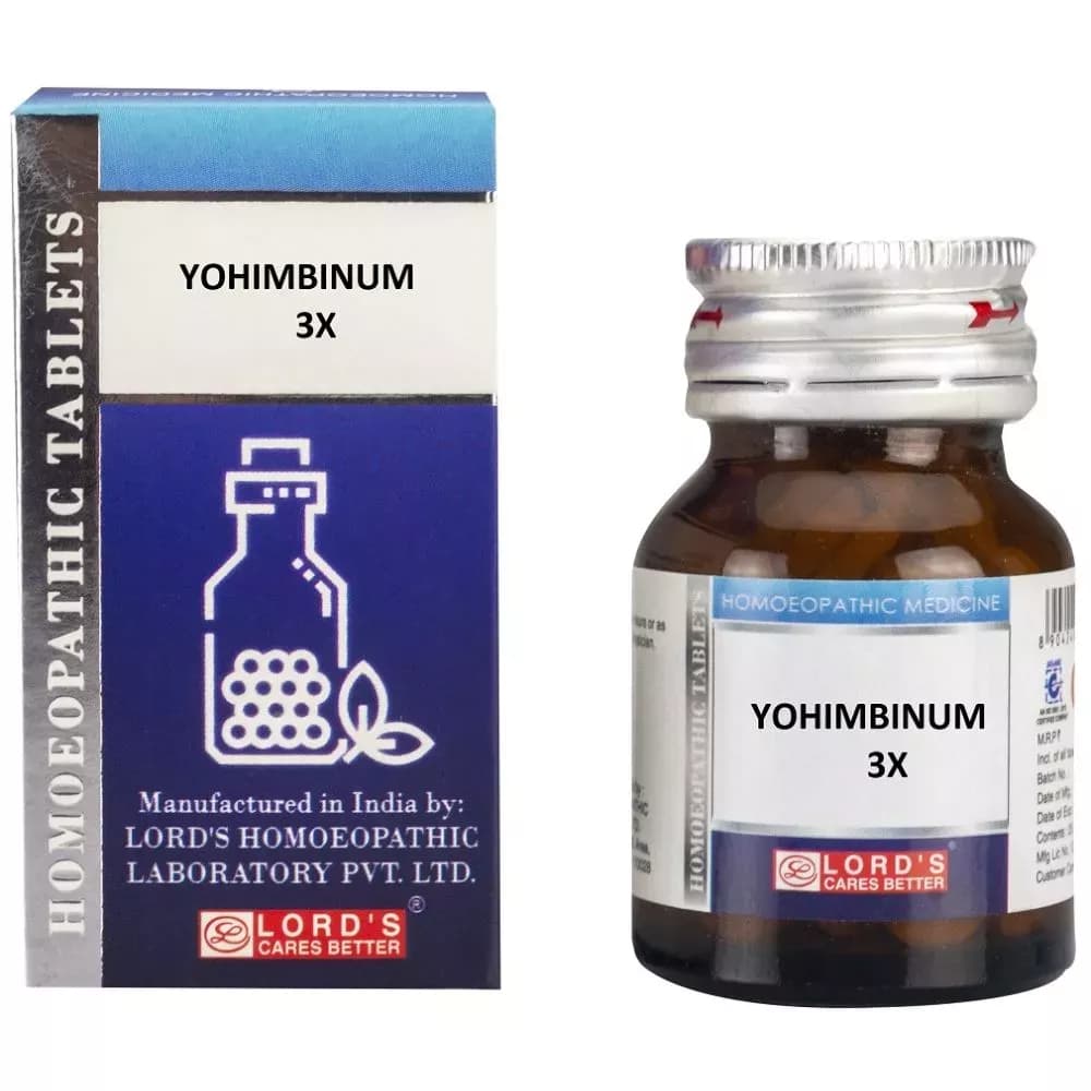 Lord's Yohimbinum Trituration Tablet 3X 25 g Main Image