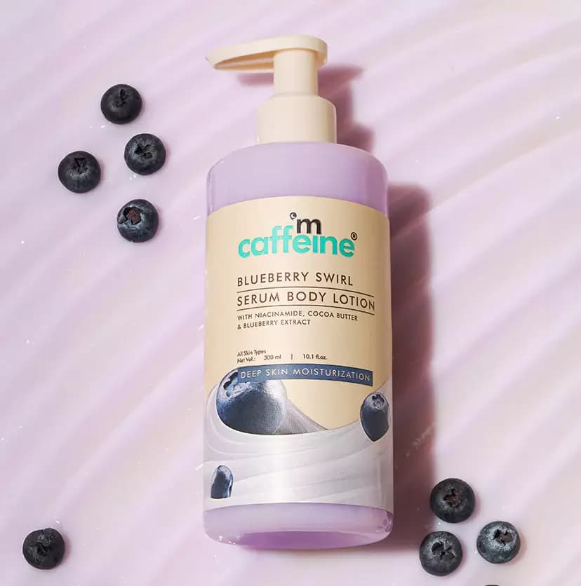 mCaffeine Blueberry Swirl Serum In Body Lotion,300ml-Main image