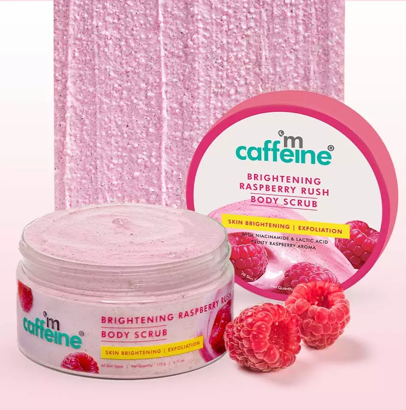 mCaffeine Brightening Raspberry Body Scrub,175g-Main image
