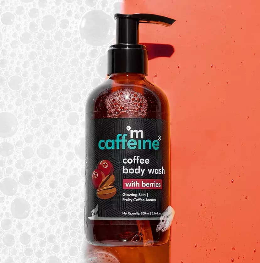mCaffeine Coffee Body Wash with Berries,200ml-Main image