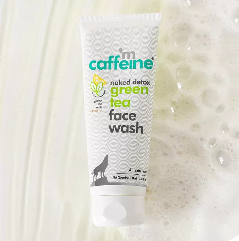 mCaffeine Green Tea Face Wash,100ml-Main image