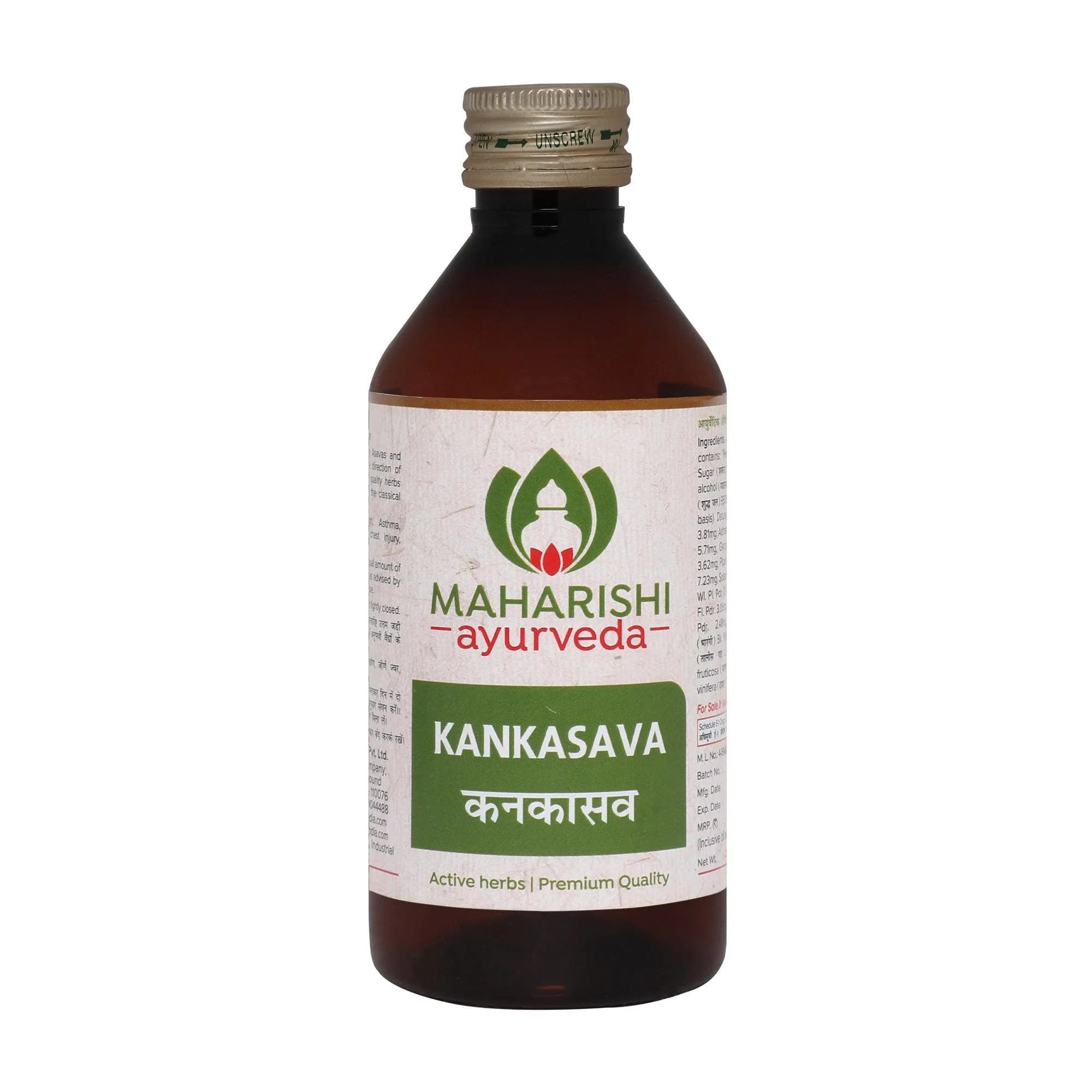 Maharishi ayurveda kanakasava 200 ml shopindianproductsa