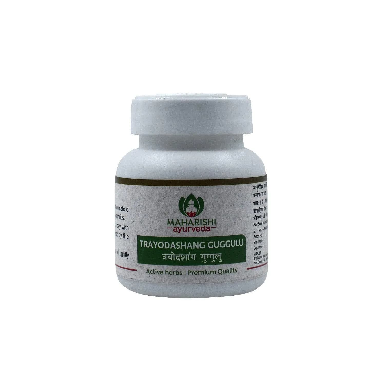 Maharishi ayurveda trayodashang guggulu 60 tablets shopindianproductsa