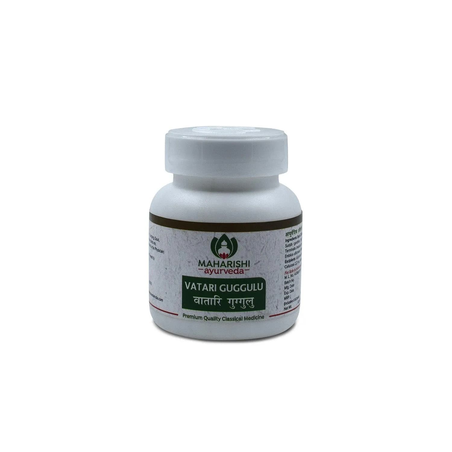 Maharishi ayurveda vatari guggulu 60 tablets shopindianproductsa
