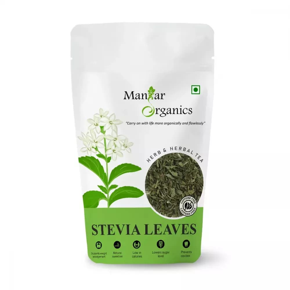 Manhar Organics Dried Stevia Leaves 100 g Main Image