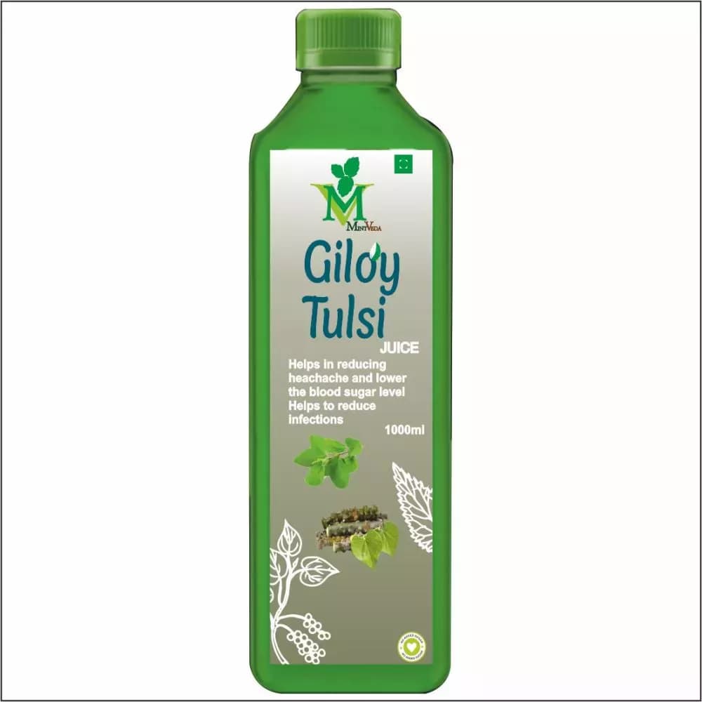Mint Veda Giloy Tulsi (Sugar Free) Juice 1 L Main Image