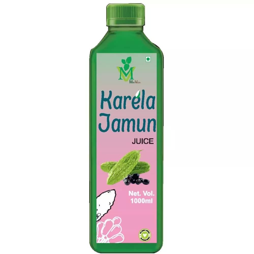 Mint Veda Karela Jamun (Sugar Free) Juice 1 L Main Image