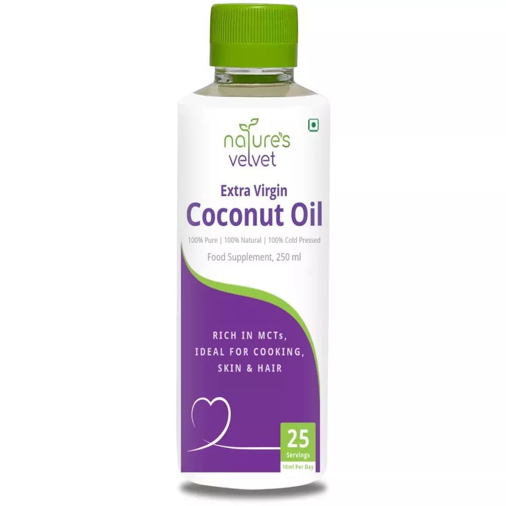 Natures Velvet Coconut Oil Virgin 250 ml Main Image
