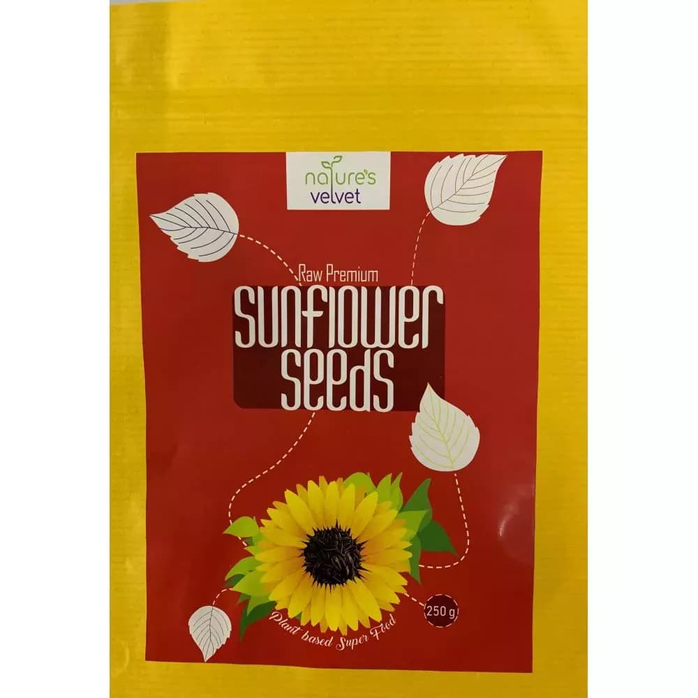 Natures Velvet Sunflower Seeds Raw And Premium 250 g Main Image