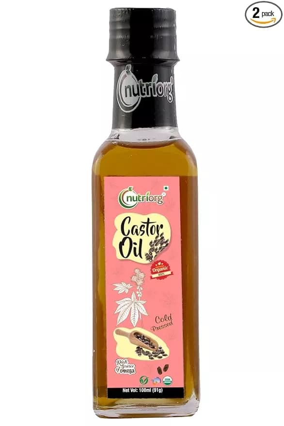 Nutriorg Certified Organic Castor Oil 100 ml Main Image