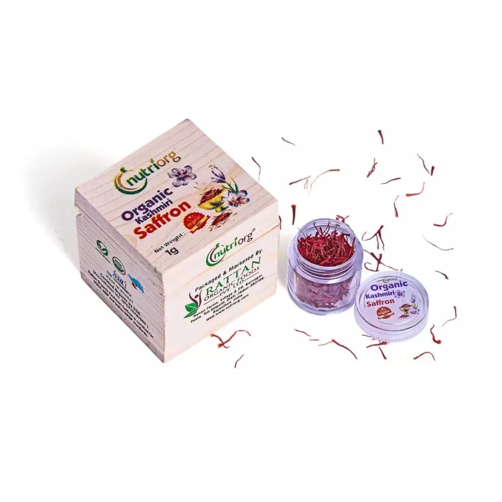 Nutriorg Certified Organic Kashmiri Saffron 1 g Main Image