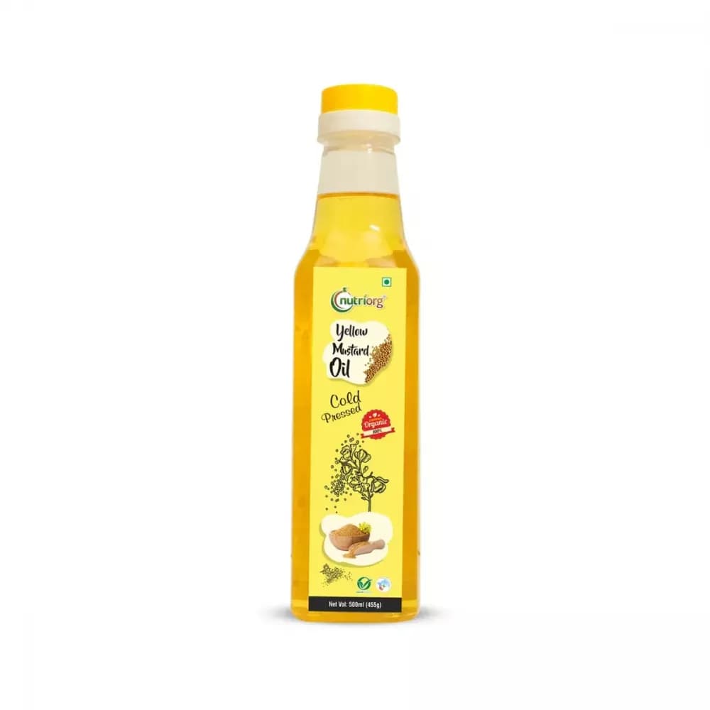 Nutriorg Yellow Mustard Oil 500 ml Main Image