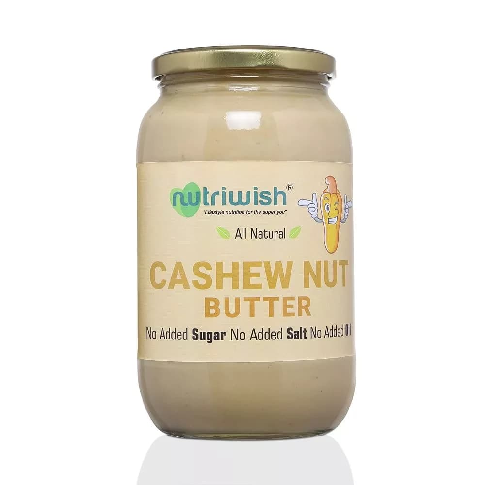 Nutriwish Cashew Nut Butter 1 Kg bottle