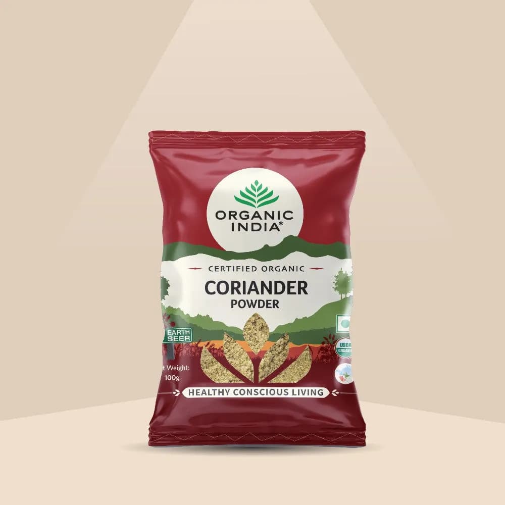 Organic India Coriander 100 G ShopIndianProductsa