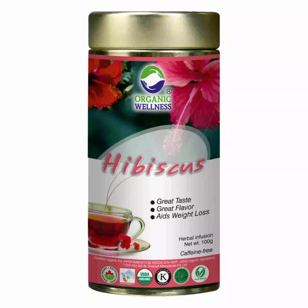 Organic Wellness Blossom Hibiscus Tea 100 g Powder Main Image