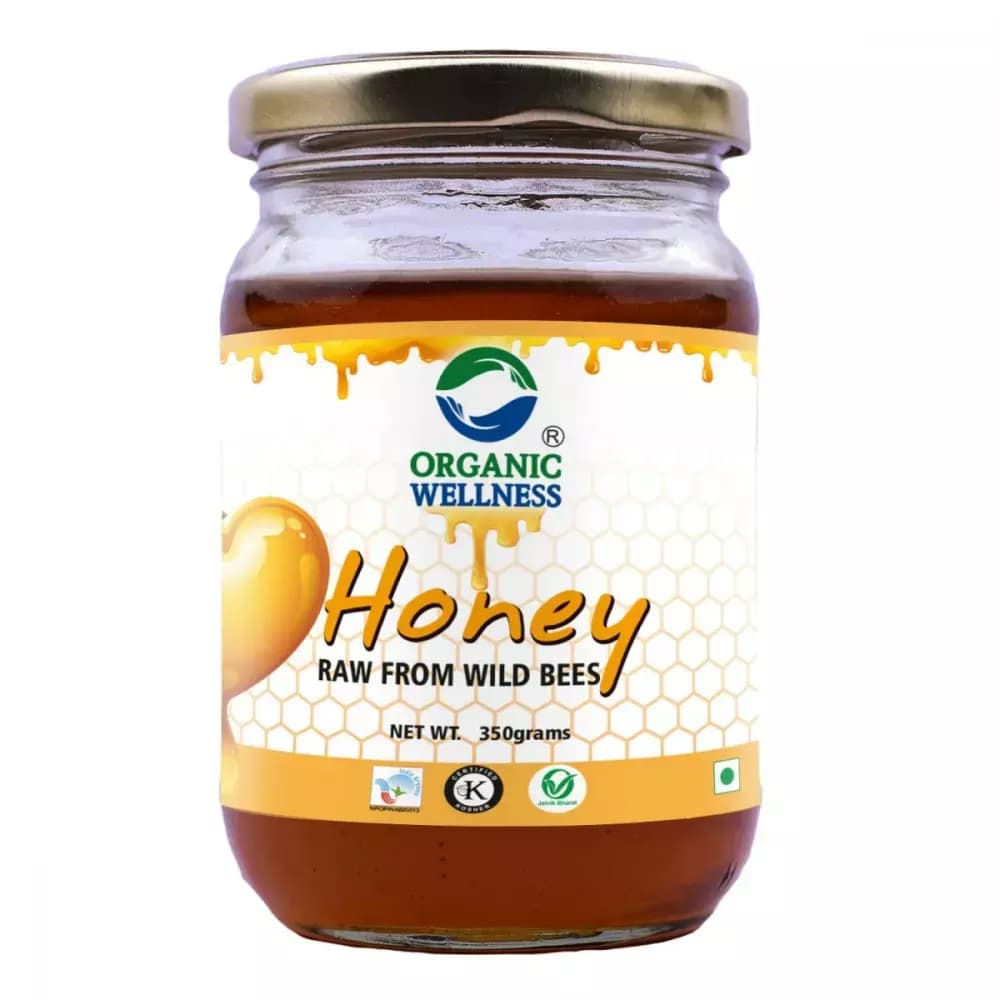 Organic Wellness Honey(Raw And Wild) 350 g Main Image