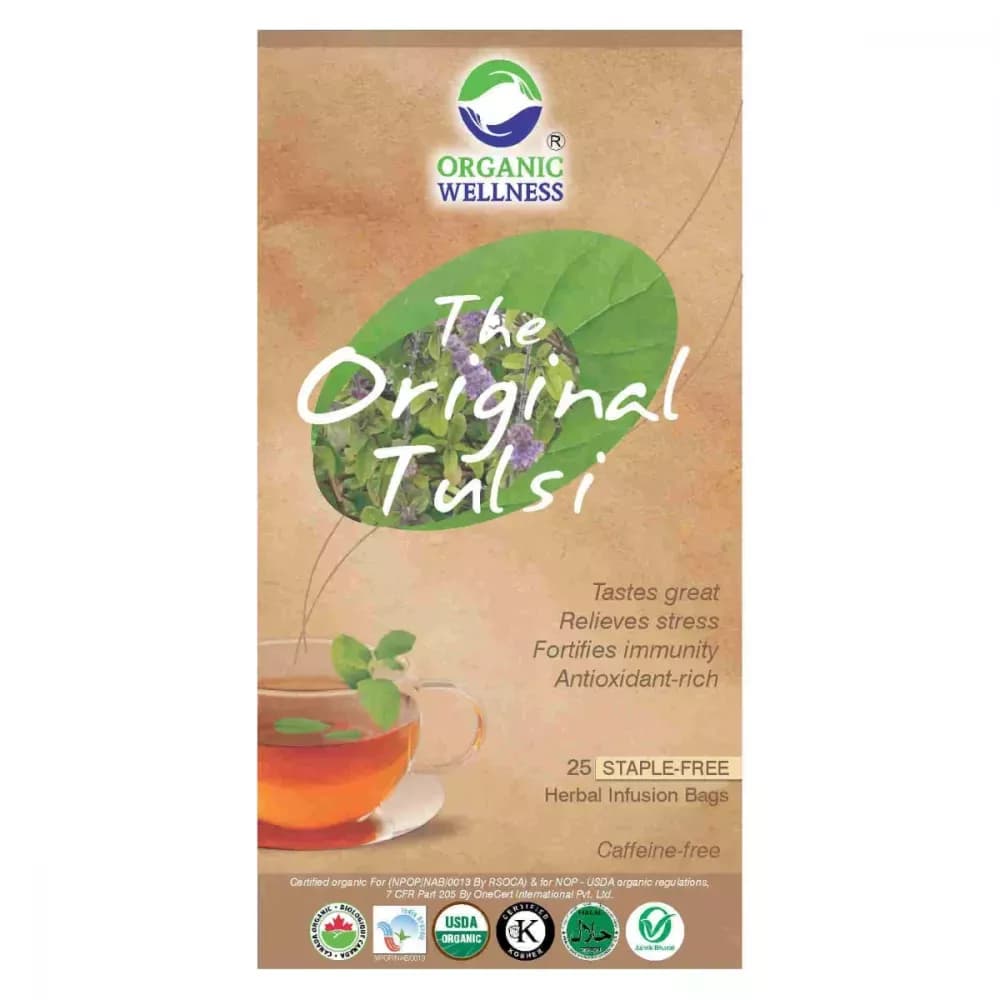 Organic Wellness Original Tulsi Tea Bags 25 Sachet Main Image