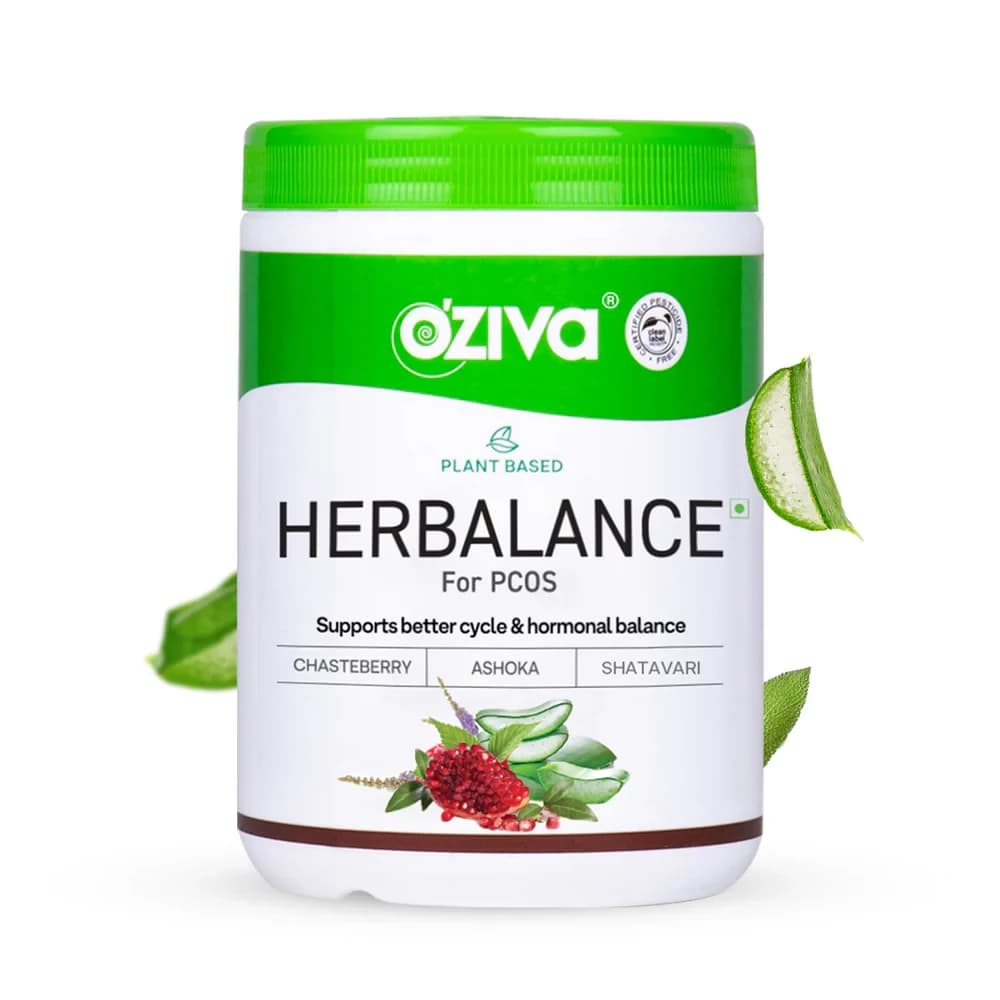 OZiva Plant Based Herbalance For Pcos 200 g bottle