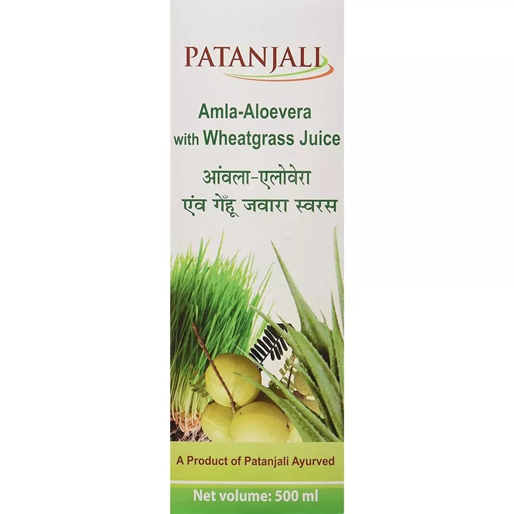 Patanjali Amla Aloevera with Wheat Grass Juice 500 ml Main Image