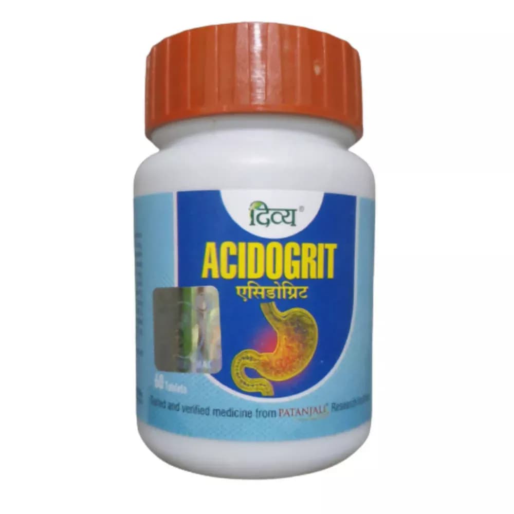 Patanjali Divya Acidogrit 60 Tablets Main Image