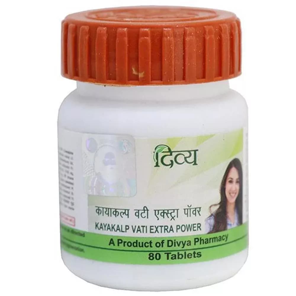 Patanjali Divya Kayakalp Vati Extra Power 80 Tablets Main Image