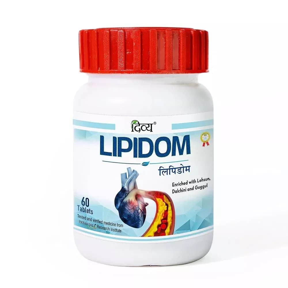 Patanjali Divya Lipidom 60 Tablets Main Image
