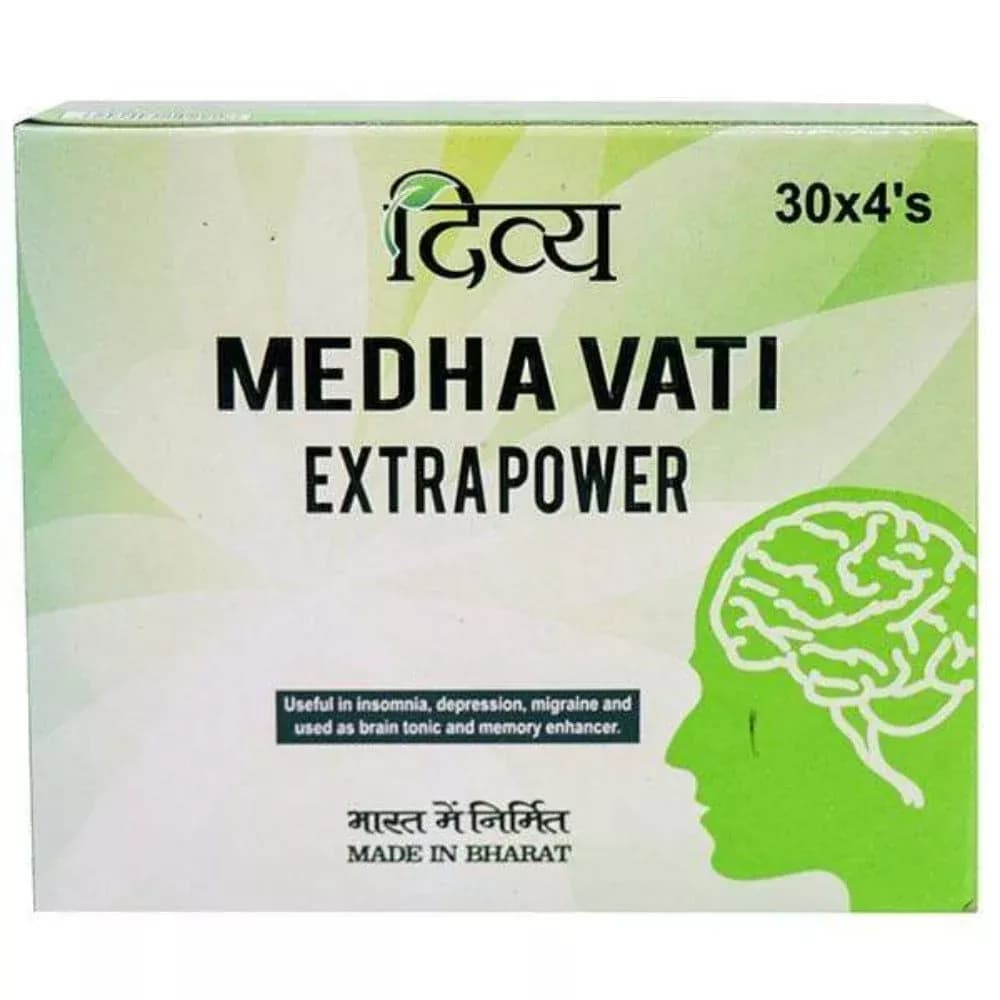 Patanjali Divya Medha Vati Extra Power 120 Tablets Main Image