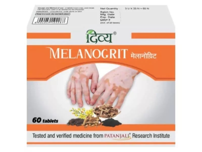 Patanjali Divya Melanogrit 60 Tablets Main Image