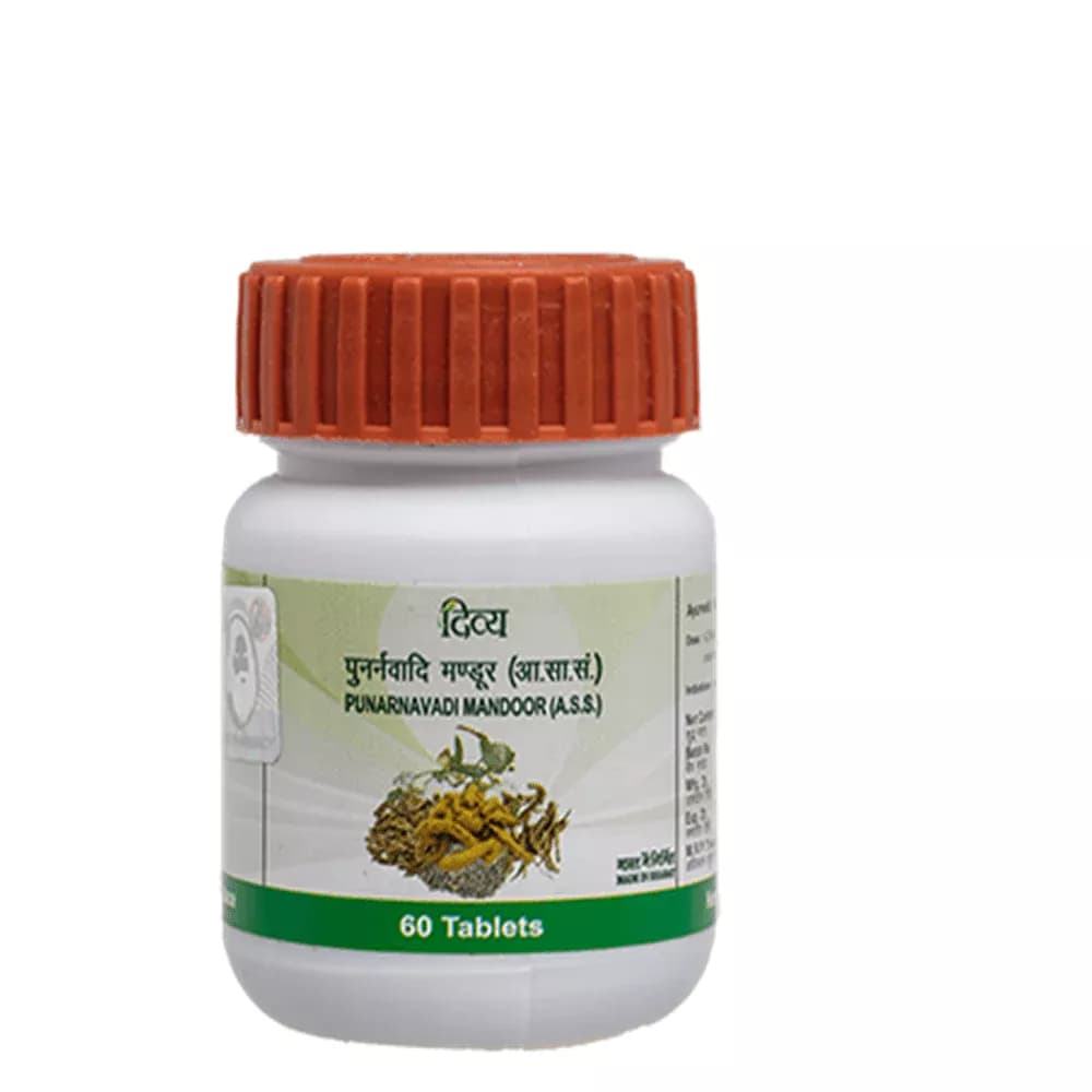 Patanjali Punarnavadi Mandoor 60 Tablets Main Image