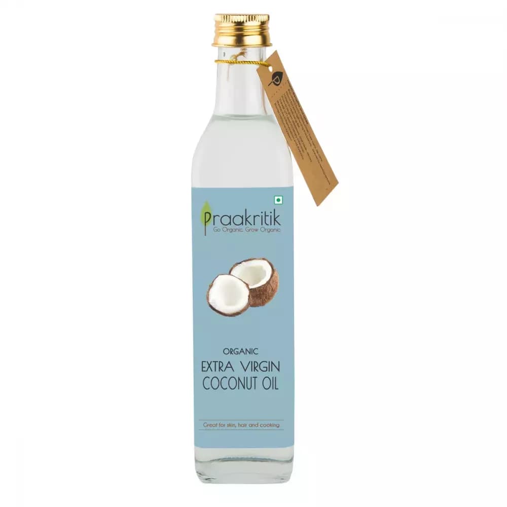 Praakritik Organic Extra Virgin Coconut Oil 500 ml Main Image