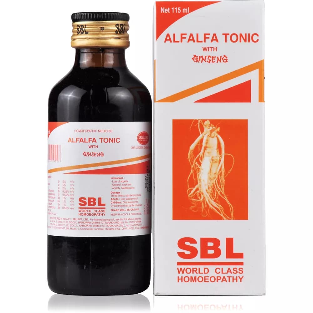 SBL Alfalfa Tonic with Ginseng 115 ml Main Image