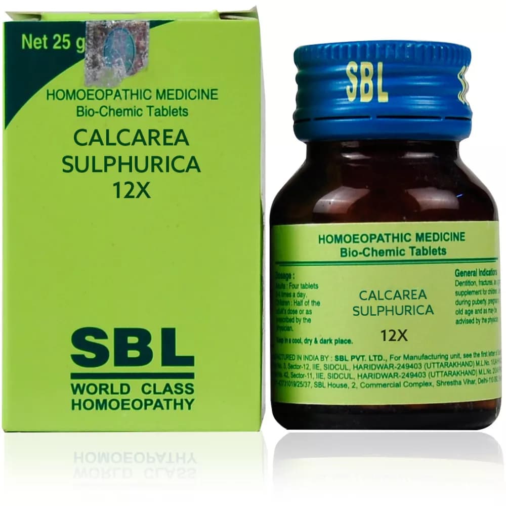 SBL Calcarea Sulphurica Biochemic Tablet 25 g 12X Main Image