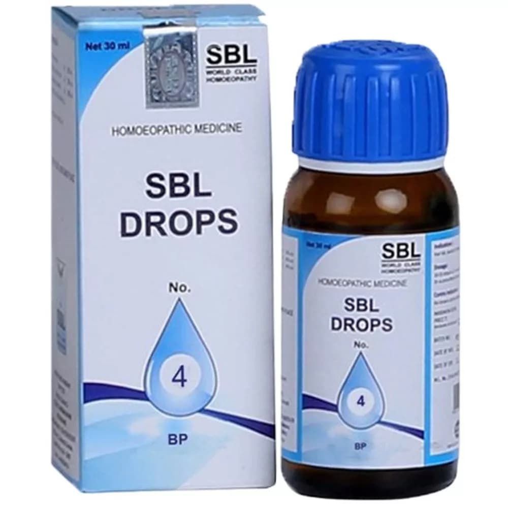 SBL Drops No. 4 For BP 30 ml Main Image