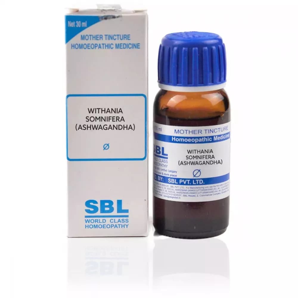 SBL Withania Somnifera (Ashwagandha) Mother Tincture Q 30 ml Main Image