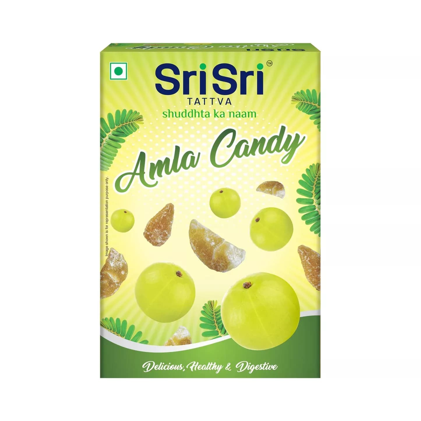 Sri Sri Tattva Amla Candy Plain Flavoured 400 g box