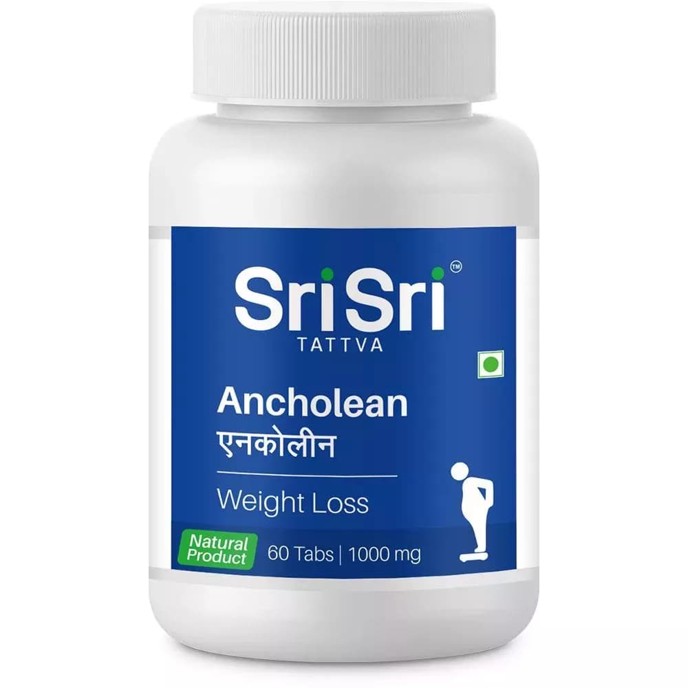 Sri Sri Tattva Ancho Lean 60 Tablets bottle