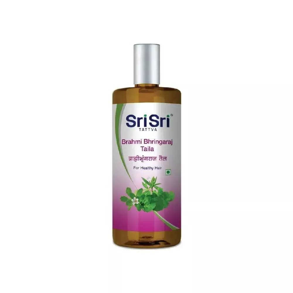 Sri Sri Tattva Brahmi Bhringaraj Taila bottle