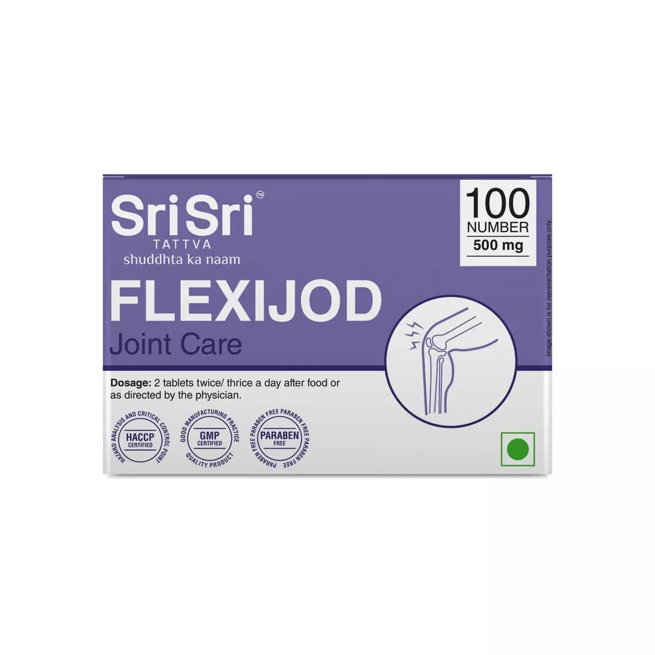 Sri Sri Tattva Flexijod Joint Care 500mg Tablet main image