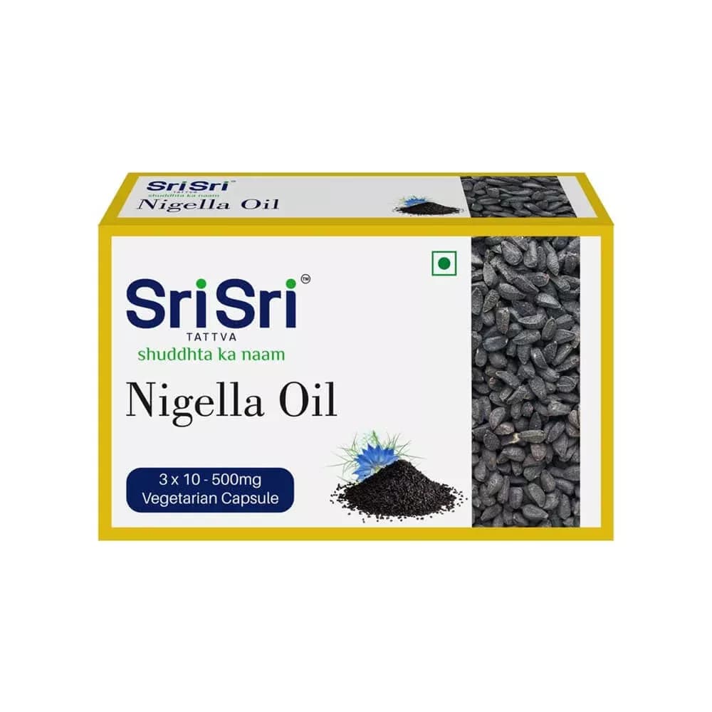 Sri Sri Tattva Nigella Veg Oil Capsules main image