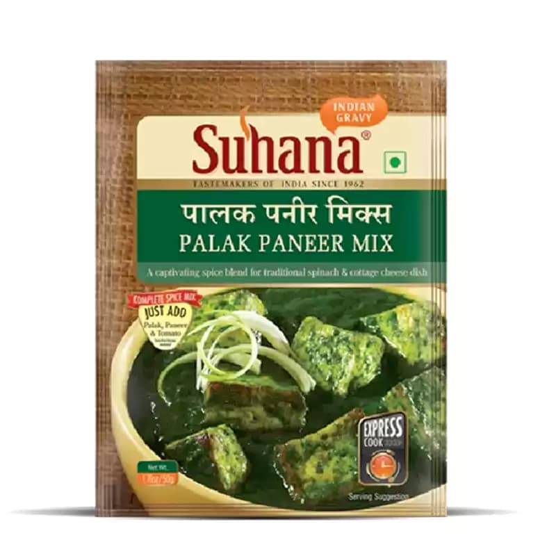 Suhana Palak Paneer Masala Spice Mix ShopIndianProductsa